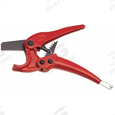 REED Shears: 0 in – 1 11/16 in OD Cutting Capacity, Ratcheting Shear, 8 1/2 in Tool Lg - Plastic Tubing & Hose Cutters