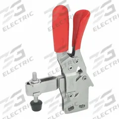 JW WINCO Vertical Acting Toggle Clamp: Locking Vertical Handle, Flange Base Mounting, 54 mm Arm Lg (MPN 810.4-130-BLC-NI). Key specifications — Brand: JW WINCO.