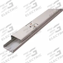 Prewired Raceway: 1 Circuits, 10 Outlets, NEMA 5-15R, 5 ft Lg, 1 5/16 in W x 7/8 in H, Steel (MPN V20GB506). Key specifications — Color: Ivory; Series: Plugmold(R); Includes: Base Coupling; Brand: LEGRAND.