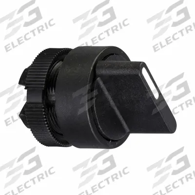 SCHNEIDER Selector Switch Knob: 22 mm Panel Mount Size, 2 Positions - Selector-Switch Operators