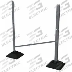 TRI-ARC Platform Support Leg: 2.5 ft Overall Ht, 36 in Overall Wd, 500 lb Load Capacity, Aluminum (MPN URTSL30). Key specifications — attr1050432: TRI-ARC; attr1050434: Silver; attr1050449: Aluminum.