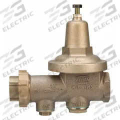 WILKINS Water Pressure Reducing Valve: FNPT x FNPT, 1 1/2 in Pipe Size, Cast Bronze, NPT x NPT (MPN 112-600XL). Key specifications — Brand: WILKINS; Union Type: Single Union; Low-Lead Compliance: Low-Lead Compliant.