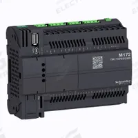 SCHNEIDER ELECTRIC PLC: (8) Analog/(8) Digital, (4) Analog/(8) Digital (MPN TM172PBG28RI). Key specifications — attr211240: SCHNEIDER; attr1072668: Clock Included; attr1075934: Serial Link; attr1075941: (8) Analog; attr1075943: (8) Digital.
