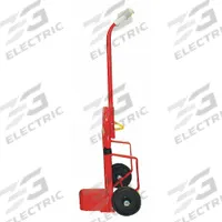 APPROVED VENDOR Folding Hand Truck: 200 lb as Hand Truck, Single-Handle, Red, 14 in W x 6 in D (MPN 40665). Key specifications — Color: Red; Brand: APPROVED VENDOR.