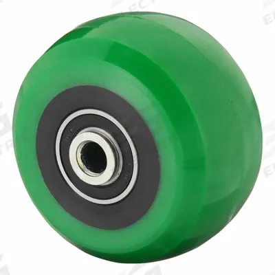 APPROVED VENDOR Caster Wheel: 4 in Wheel Dia., 2 3/16 in Wheel Wd, Polyurethane, Plastic - Solid Polyurethane Wheels