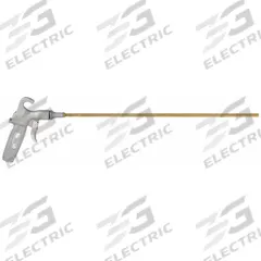 GUARDAIR Air Gun: Pistol-Grip Grip, Aluminum, 1/4 in Female NPT, 1 Nozzle(s), Straight, Focused (MPN 76S018). Key specifications — attr1328526: Aluminum; attr1328500: Extension and Nozzle; attr1328508: GUARDAIR; attr1328515: Yes; attr1328533: Yes.