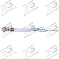 CANARM Fan Downrod: 8 in Lg, Ceiling Fan, 1 in Wd, Steel (MPN DCR08WR11). Key specifications — Includes: 28 in Lead Wires; Material: Steel; Manufacturer Part Number: DCR08WR11; Brand: CANARM; Color: White.