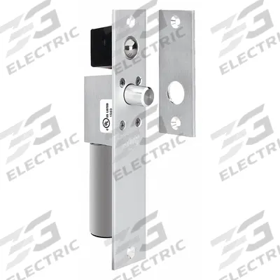 SDC Door Bolt: Mortise Bolt Lock, 8 in Ht, 1/8 in Wd - Door Bolts
