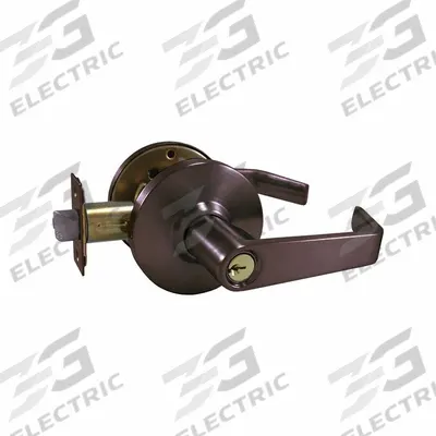 DESIGN HARDWARE Door Lever Lockset: Office Lever Locksets, Bronze