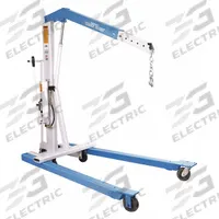 OTC Engine Crane: Engine Crane, 18 3/8 in Chain Lg, Steel, 2.2 ton Load Capacity, 3 Boom Positions (MPN 1820). Key specifications — Lifting Actuator: Pneumatic; Product Type: Engine Crane; Color: Blue; Frame Material: Steel; Brand: OTC.