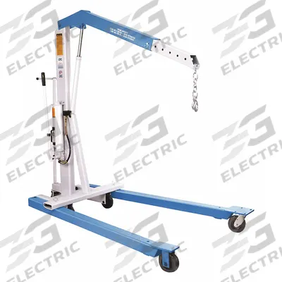 OTC Engine Crane: Engine Crane, 18 3/8 in Chain Lg, Steel, 2.2 ton Load Capacity - Engine Cranes