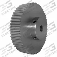 DAYTON Timing Pulley: Modified Curvilinear, Fixed, For GT Timing Belt Section, For 15 mm Belt Wd (MPN 56-5P15M6A12). Key specifications — Brand: DAYTON; Finish: Clear Anodized; For Belt Series: Powerhouse®.