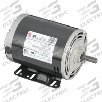 U.S. MOTORS Pump Motor: Rigid Base Mount, Open Drip Proof, 1/2 hp, 208-230/460V AC, 1,725/1,425 RPM (MPN D12P2AH). Key specifications — Brand: U.S. MOTORS; Nameplate Voltage @ 60 Hz: 208-230/460V AC; Full Load Current @ 60 Hz: 2.0-1.9/1.0 A; Nameplate RPM @ 60 Hz: 1,725/1,425 RPM; Motor Enclosure: ODP.