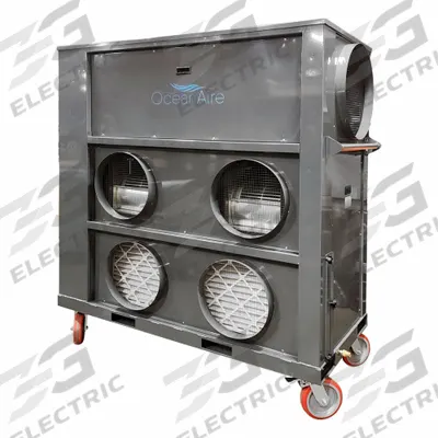 OCEANAIRE Portable Air Conditioner: 3,000 sq ft – 6,000 sq ft, 144,000 BtuH - Heavy-Duty Portable ACs for Cooling Only