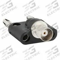 POMONA BNC Adapter: Double Banana Jack, Banana Jack Adapters, Not Panel Mounted, Stackable, Copper (MPN 1269). Key specifications — Brand: POMONA; Panel Mounted - NEW: Not Panel Mounted; Stackability: Stackable.