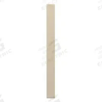 ASI GLOBAL Partition Column: Plastic Polymer, Pebble, Cream, 82 in Ht, 7 in Wd, 1 in Thick (MPN 40-90870753-9235). Key specifications — Inner Core Type: Polymer; Brand: ASI GLOBAL PARTITIONS; Color: Cream; Finish/Texture: Pebble.
