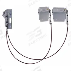 SQUARE D Dual Cable Operating Mechanism with 120" Cables: Dual Cable Op Mechanism with 120" Cables (MPN 9422CSBD1). Key specifications — For Use With: NEMA 1, 3, 3R, 4, 4X, 12 Enclosures with PowerPact(R) B Circuit Breakers; Number of Poles: 2 and 3; Brand: SQUARE D; Accessory Type: Dual Cable Operating Mechanism with 120" Cables.