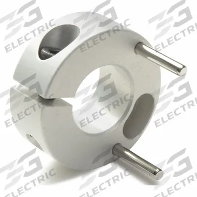 RULAND MANUFACTURING Controlflex Coupling Hub: 1° Angular Misalignment, 0.5 mm Axial Motion - Double Insert Hubs for Round Shafts