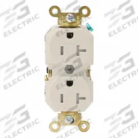 LEVITON Plugs and Receptacles: Duplex, 5-20, Blue, 125V AC, 20 A, 2 Pole / 3 Wire (MPN 5362-SGT)
