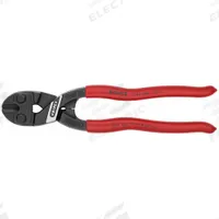 KNIPEX Bolt Cutters: Plastic, For 1/4 in Max Dia Soft Steel, For 3/16 in Max Dia Medium Steel, Red (MPN 71 01 200 SBA). Key specifications — attr308357: Red; attr308366: Plastic; attr324820: KNIPEX.