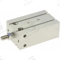 SMC Compact Cylinder: 25 mm Bore Dia, 20 mm Stroke Lg, Free Mounting, Aluminum, Non-Magnetic Piston (MPN CU25-20D). Key specifications — attr946022: Free; attr946024: Single Rod; attr946038: CU; attr1123057: Rotating Rod; attr945997: SMC.