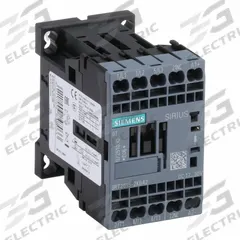 SIEMENS IEC Power Contactor: Non-Reversing, 3 Poles, 3NO Contacts, 7 A, 24V DC Coil (MPN 3RT20152KB42). Key specifications — Brand: SIEMENS; Integrated Surge Suppression: Yes; Wire Termination Type: Spring Loaded.