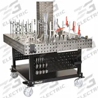FLEXTUR Fixturing Kit (MPN 78908280). Key specifications — Compatible With: Flextur Welding Table; Manufacturer Part Number: 78908280; Includes: (1) Flextur Weld Table Tool Holder; Brand: FLEXTUR.
