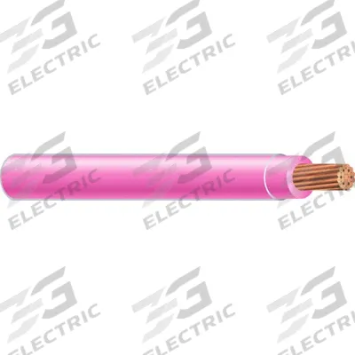 SOUTHWIRE Building Wire: Copper, 18 AWG, 1 Conductors, Stranded, Pink, 500 ft Lg - Copper TFN/TFFN Building Wires