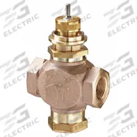 Hydronic Globe Valve: 3-Way, 0.73 CV Flow, 1/2 in Female NPT, Bronze Body, Stainless Steel Stem, Tee (MPN VG7842CT). Key specifications — Manufacturer Part Number: VG7842CT; Brand: JOHNSON CONTROLS; Seat Material: Brass.