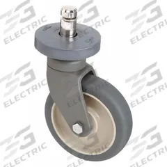 METRO Stem Caster: Polyurethane, Nickel Plated, 5 in Caster Wheel Dia, Nylon (MPN 5PC). Key specifications — attr15994: Polyurethane; attr38624: Nickel Plated; attr38622: METRO; attr15996: Nylon.