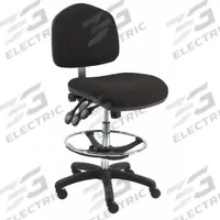 BENCHPRO Office Chair: Washington, Black, Fabric Material, 15 1/2 in Back Ht, 21 1/2 in Seat Wd (MPN WNT-FB-3L). Key specifications — attr995518: Washington; attr982877: Black; attr982913: Yes; attr982865: Black; attr982870: BENCHPRO; attr982901: Black.