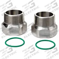 IFM Flowmeter Adapter: Mounting Adapter, IFM, SM0510/SM2000/SM2001/SM9000/SM9001, (2) O-Rings (MPN E40228)