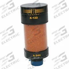 AIR SENTRY Hydraulic Tank Desiccant Breather: XR Series, Silica Gel, 2 Micron Rating, 2" MNPT Inlet (MPN 095XR122). Key specifications — attr1257370: Cartridge Replaceable; attr1257368: No Indicating Gauge; attr1257371: XR Series; attr1257355: Check Valve Included; attr95771: 2; attr95774: Mining Equipment; Mobile Equipment; Windmills and Wind Power.