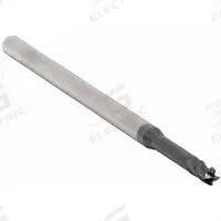 APPROVED VENDOR Corner Chamfer End Mill: Carbide, AlTiN Coated, 4 Flute, 3/32" Mill Dia, 3/16" LOC (MPN 251-004095B)
