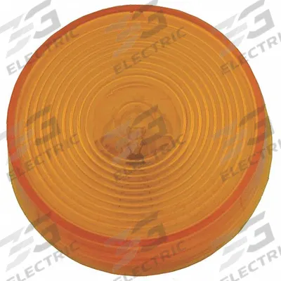 GROTE Clearance Marker Lamp: Clearance Light, Incandescent, Round, Amber - Clearance Lights