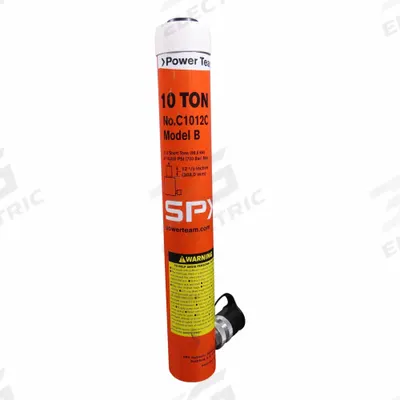 POWER TEAM Hydraulic Cylinder: Single Acting, 10 ton Nominal Capacity - General Purpose Rams