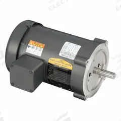 BALDOR General Purpose Motor: C-Face Mount, Totally Enclosed Fan Cooled, 1/2 hp, 1,774 RPM (MPN VM3538). Key specifications — Brand: BALDOR; Nameplate Voltage @ 60 Hz: 460V AC; Full Load Current @ 60 Hz: 0.80/1.6/1.7 A; Nameplate RPM @ 60 Hz: 1,774 RPM; Motor Enclosure: TEFC.