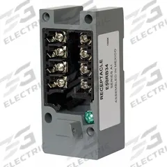 EATON Limit Switch Receptacle: EN50041 Body, 2 Mounting Holes, 1NO/1NC, Metallic (MPN E50RB34). Key specifications — attr1019579: Screw Terminal; attr1018601: E50; attr1018605: 3/4"; attr211338: EATON; attr1027426: NPT; attr1038844: Metallic.