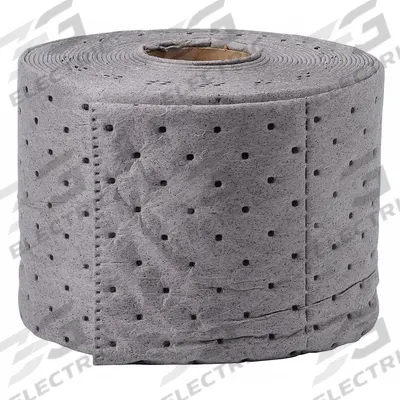 BRADY SPC ABSORBENTS Sorbent Roll: Gray, Polypropylene, 50 ft Roll Lg, 7 1/2 in Roll Wd - Sorbent Rolls