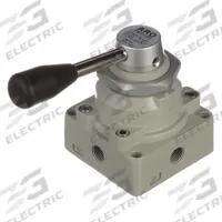 ARO Manual Air Control Valve: MaxAir, Four-Way / Three-Position, Lever, Black, Closed, Manual Return (MPN M512LR). Key specifications — attr1086881: Closed; attr1092903: Black; attr1086905: Manual Return; attr1086907: MaxAir; attr1086914: Normally Closed; attr1086904: Manual Air Control Valve; attr1086871: M512LR.