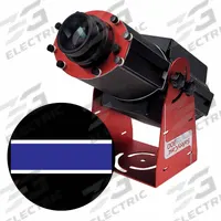 LASERGLOW TECHNOLOGIES Fixed Image Projector: Projector, Lens and Image Template, Blue/White, 300 W (MPN HSV3H139X). Key specifications — Brand: LASERGLOW TECHNOLOGIES; Includes: Mounting Brackets; Laser Color: White; Watts: 300 W; Legend/Background Color: Blue Path with White Border; Manufacturer Part Number: HSV3H139X; Product Type: Projector, Lens and Image Template.