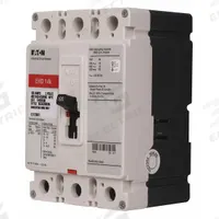EATON Molded Case Circuit Breaker: 25 A Amps, 18kA at 240V AC, Fixed, ABC, Load Side Lug, Std, EHD (MPN EHD3025). Key specifications — attr217792: EHD; attr196056: 18kA at 240V AC; attr196057: Fixed; attr196058: ABC; attr196059: Load Side Lug; attr196061: 100A/F.