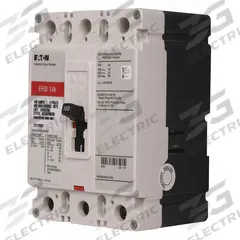 EATON Molded Case Circuit Breaker: 25 A Amps, 18kA at 240V AC, Fixed, ABC, Load Side Lug, Std, EHD (MPN EHD3025). Key specifications — attr217792: EHD; attr196056: 18kA at 240V AC; attr196057: Fixed; attr196058: ABC; attr196059: Load Side Lug; attr196061: 100A/F.