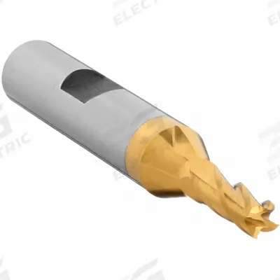 CLEVELAND Square End Mill: High Speed Steel, TiN Coated, 4 Flute, 5/32" Mill Dia - General Purpose High-Speed Steel Square End Mills