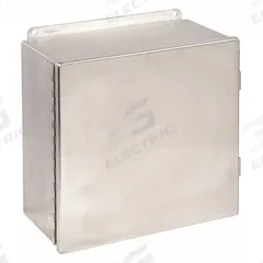 HOFFMAN Enclosure: Steel, 10 in x 8 in x 4 in, NEMA 12/13, Solid Cover, Hinged (MPN A1008CHQR). Key specifications — Brand: HOFFMAN; Closure Method: Quick Release Latch; Knockouts: Not Included.