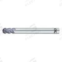 OSG Ball End Mill: Carbide, Diamond Coated, 4 Flute, 1/8" Mill Dia, 1/2" LOC, 1-3/4" OAL (MPN 70300716)