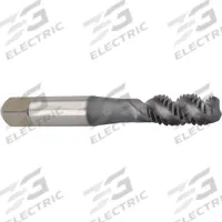 WIDIA GTD Spiral Flute Tap: #12-24 UNC, H3 / 3B, 3 Flute, Semi-Bottoming Chamfer, TiCN Coated Cobalt (MPN VTSFT-TC5039)