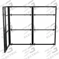 VERSADESK Cubicle Kit: 66 in Overall Ht, 41 1/2 in Overall Wd, 4 Panels, Clear, WorkNest® (MPN WNCLL-7248-B). Key specifications — Panel Color: Clear; Brand: VERSADESK; Window Style: Clear.