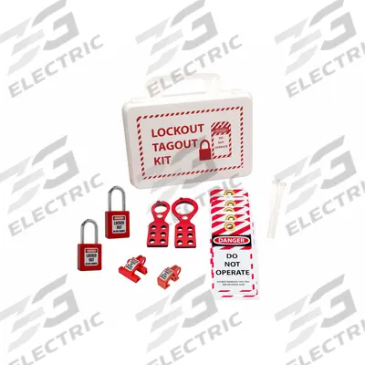 ZING Lockout Tagout Kit: Electrical, Keyed Different Padlocks - Portable Electrical Lockout Kits