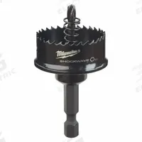 MILWAUKEE Hole Saw: 1 1/4 in Saw Dia., 8 Teeth per Inch, 1/8 in Max. Cutting Dp, Bi-Metal (MPN 49-56-9825). Key specifications — attr1098070: 8; attr1098087: MILWAUKEE.